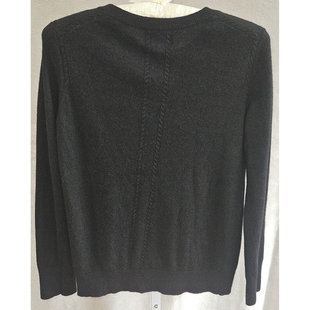 Banana Republic Filpucci Merino Cashmere Sweater Center Back Cable Knit Women's - Picture 2 of 7